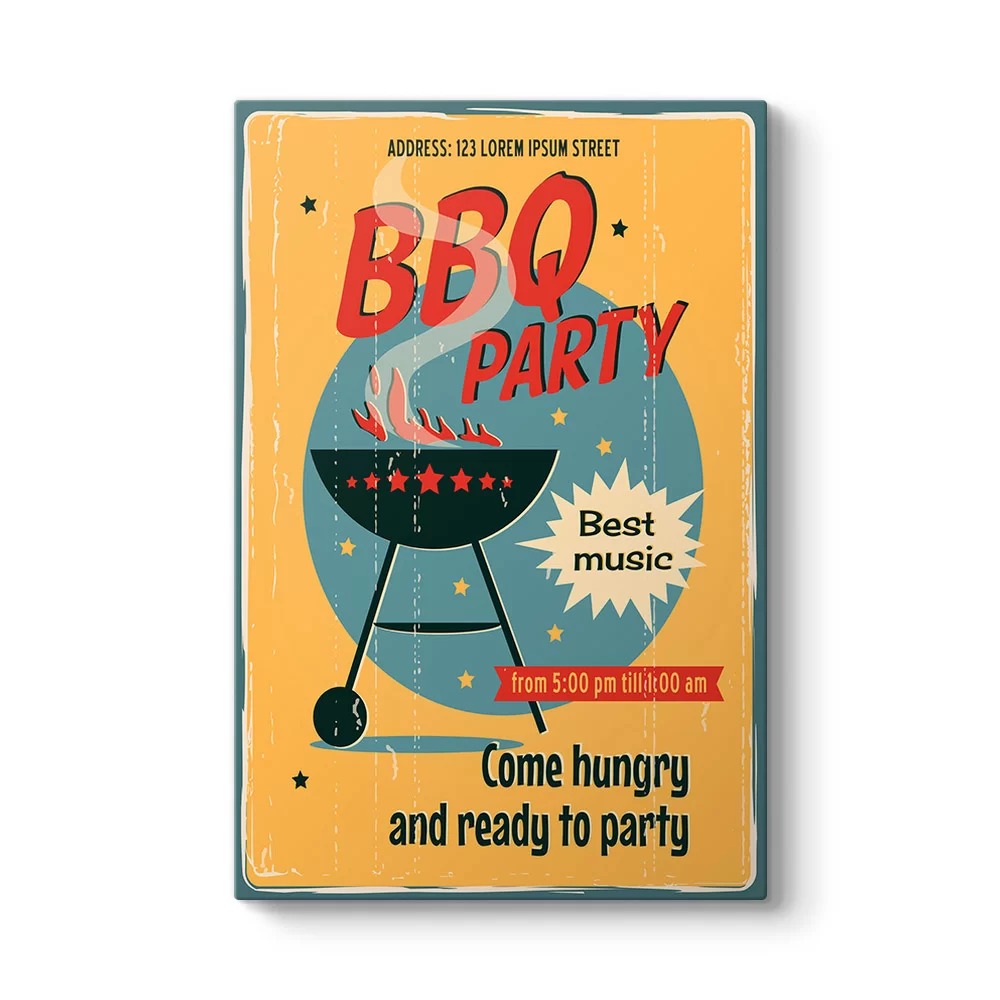 Barbekü Partisi Tablosu - Model 2